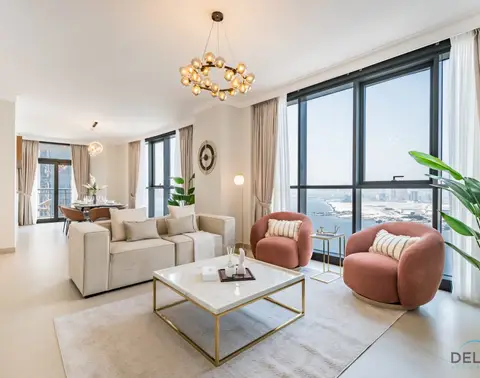 Spacious 3-Bedroom Apartment with Assistant Room & Stunning Creek Views — Dubai Creek Residences — photo 2