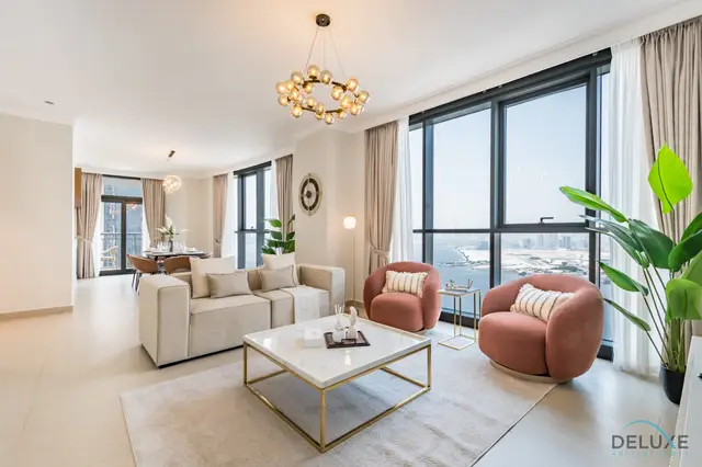 Spacious 3-Bedroom Apartment with Assistant Room & Stunning Creek Views — Dubai Creek Residences