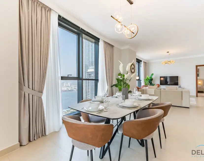 Spacious 3-Bedroom Apartment with Assistant Room & Stunning Creek Views — Dubai Creek Residences — photo 13