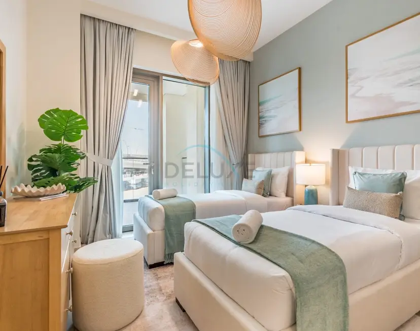 Lagoon/Beach Access, Near Festival City Mall, Mins From Downtown Dubai — Creek Beach Residences — photo 6